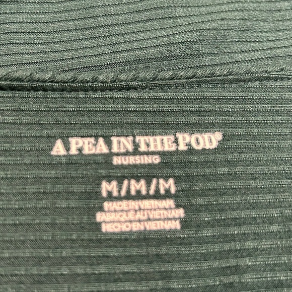 A PEA IN THE POD Green Tunic   Sz Medium   Preloved Good Condition - Picture 4 of 4